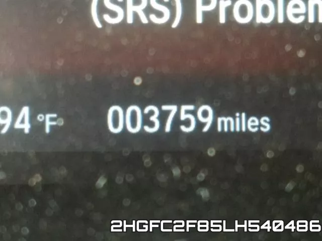 2HGFC2F85LH540486 фото 9