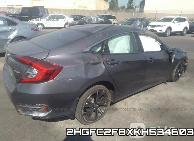 2HGFC2F8XKH534603 фото 5
