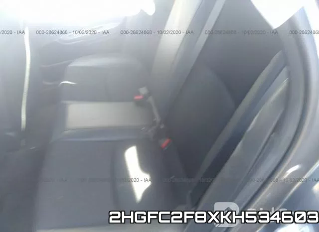 2HGFC2F8XKH534603 фото 9