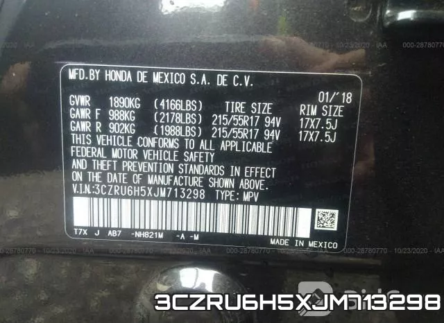 3CZRU6H5XJM713298 фото 10