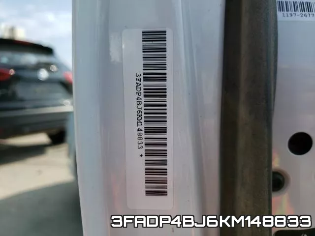 3FADP4BJ6KM148833 фото 2