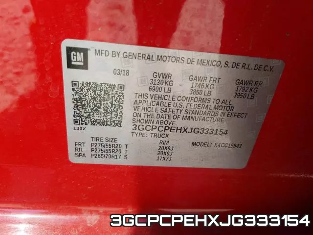 3GCPCPEHXJG333154 фото 2