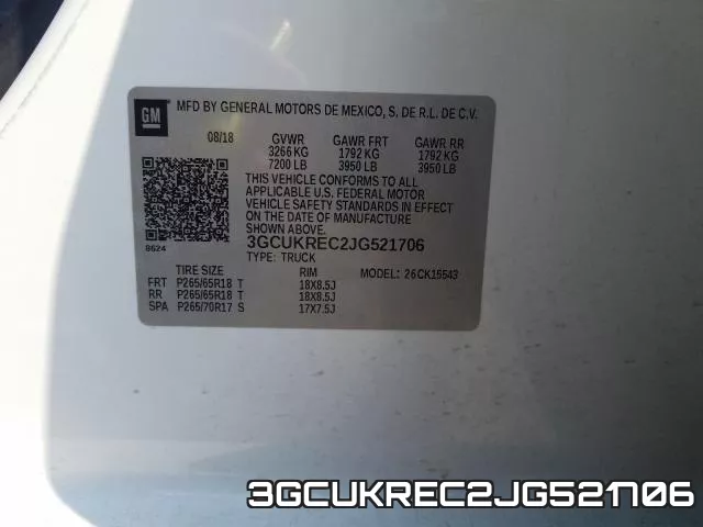 3GCUKREC2JG521706 фото 2