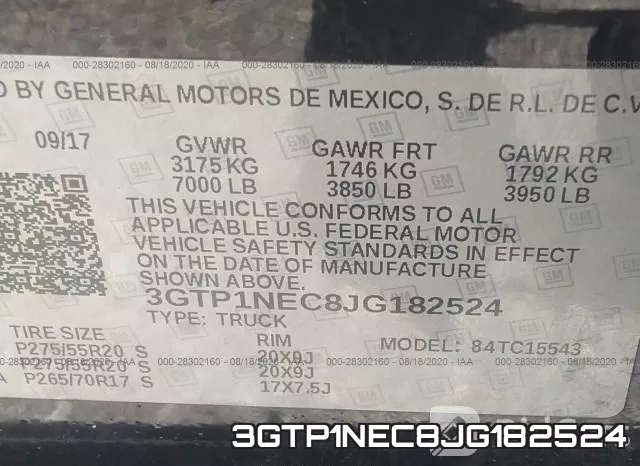 3GTP1NEC8JG182524 фото 10