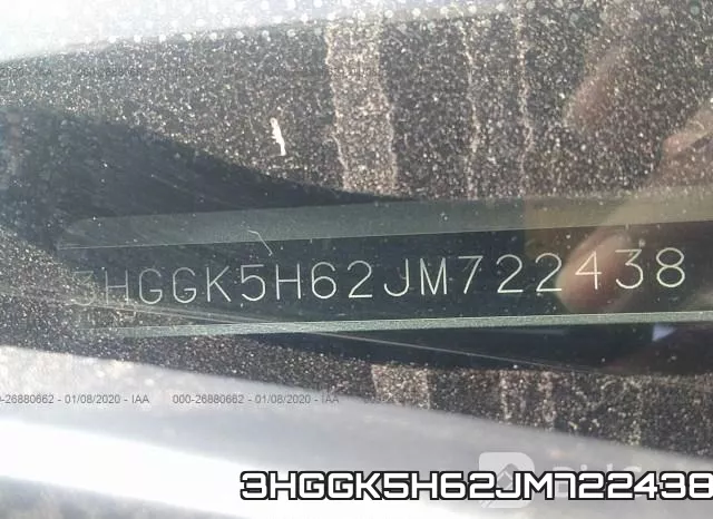3HGGK5H62JM722438 фото 10