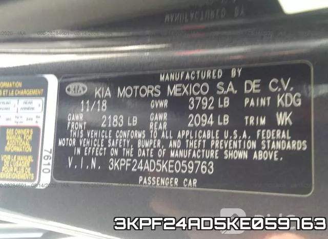 3KPF24AD5KE059763 фото 10