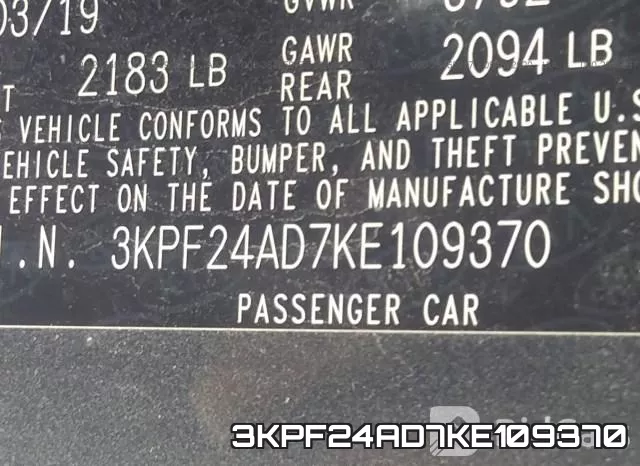 3KPF24AD7KE109370 фото 10