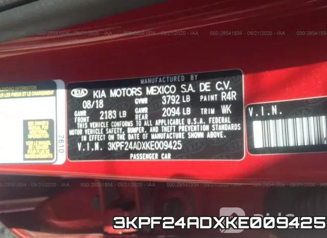 3KPF24ADXKE009425 фото 10
