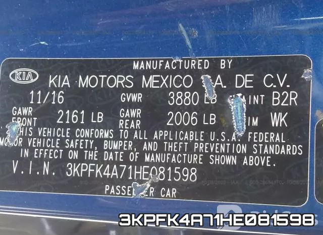 3KPFK4A71HE081598 фото 10