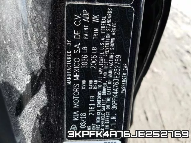 3KPFK4A76JE252769 фото 2
