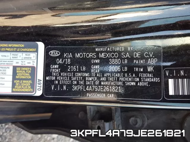 3KPFL4A79JE261821 фото 2