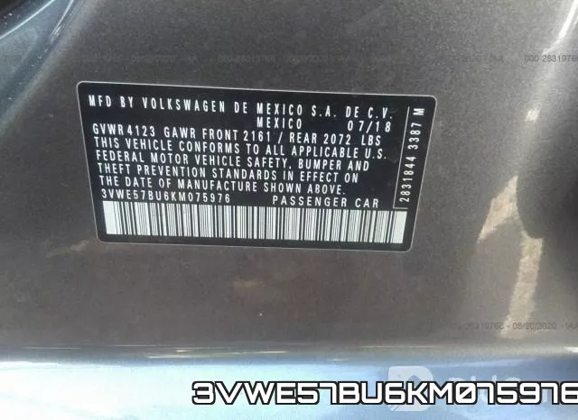 3VWE57BU6KM075976 фото 10