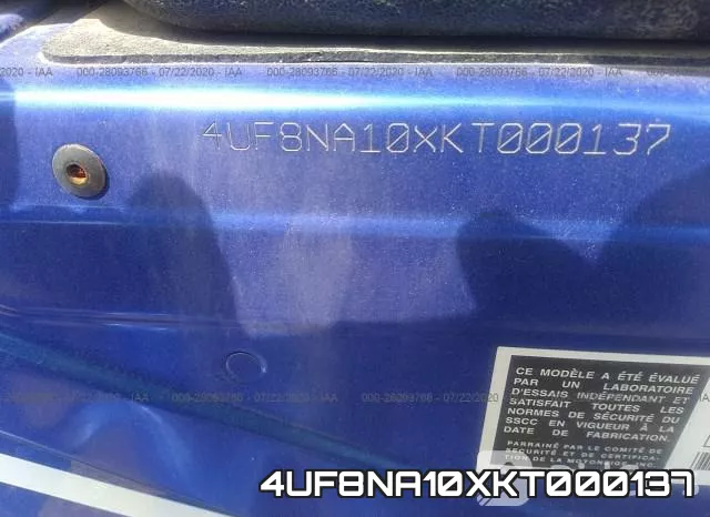 4UF8NA10XKT000137 фото 10