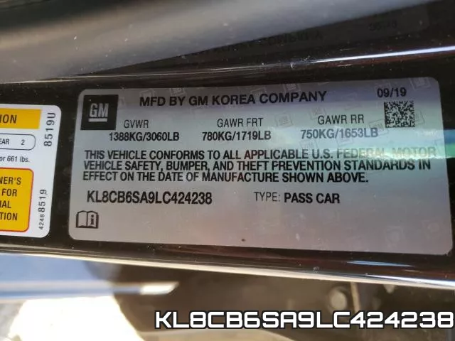 KL8CB6SA9LC424238 фото 2