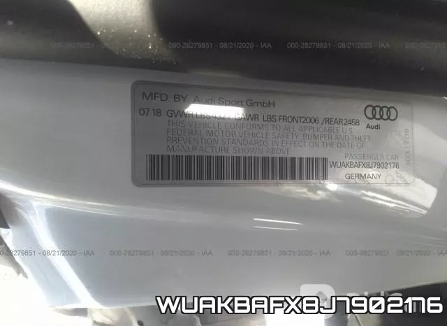 WUAKBAFX8J7902176 фото 10