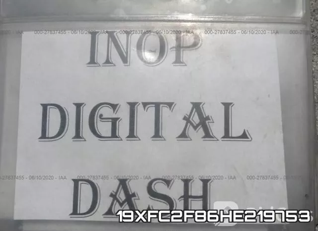19XFC2F86HE219753 фото 8