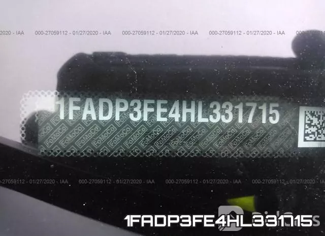 1FADP3FE4HL331715 фото 10