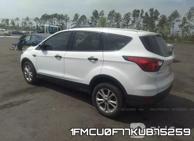 1FMCU0F77KUB75259 фото 4