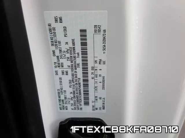 1FTEX1CB8KFA08710 фото 2