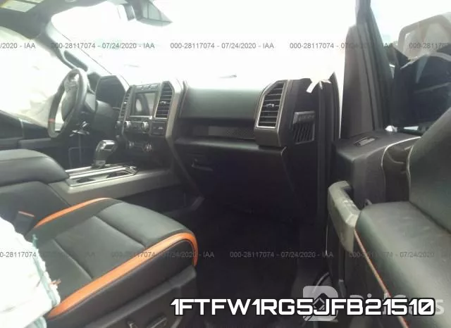1FTFW1RG5JFB21510 фото 6