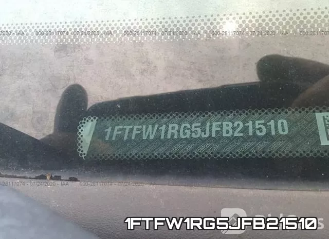 1FTFW1RG5JFB21510 фото 10