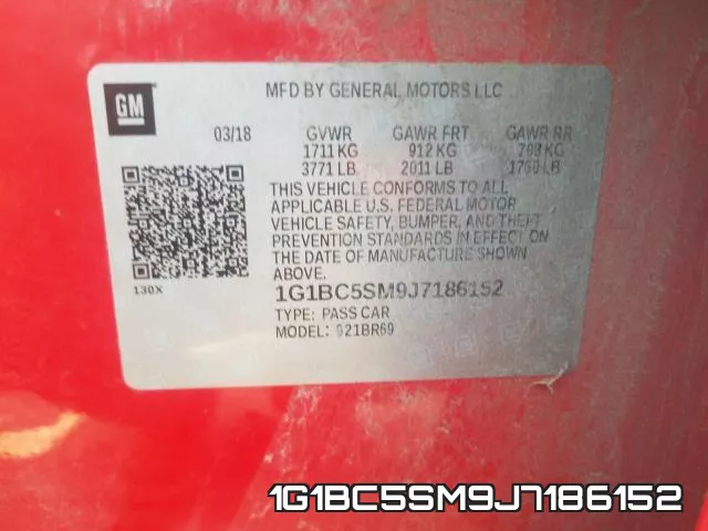 1G1BC5SM9J7186152 фото 2