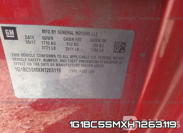 1G1BC5SMXH7263119 фото 10