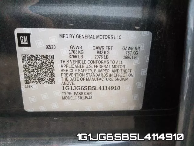 1G1JG6SB5L4114910 фото 2