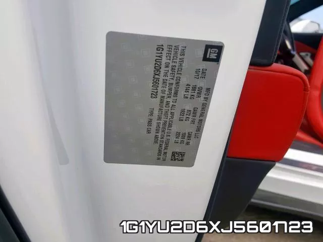 1G1YU2D6XJ5601723 фото 10