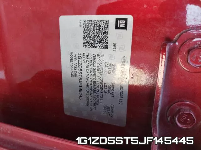 1G1ZD5ST5JF145445 фото 2