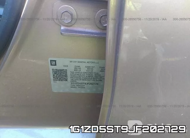 1G1ZD5ST9JF202729 фото 10