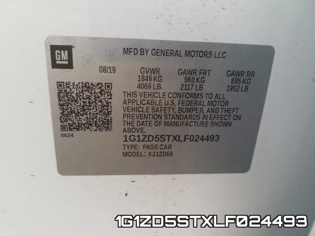 1G1ZD5STXLF024493 фото 2