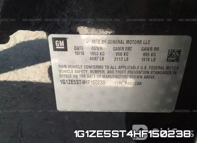 1G1ZE5ST4HF150238 фото 10