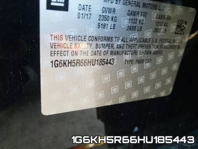 1G6KH5R66HU185443 фото 2