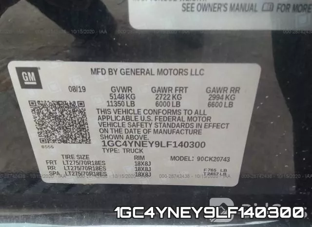 1GC4YNEY9LF140300 фото 10