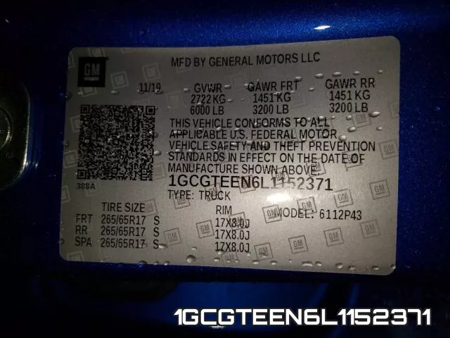 1GCGTEEN6L1152371 фото 2