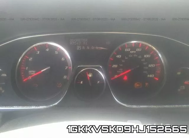 1GKKVSKD9HJ152665 фото 8