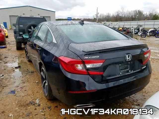 1HGCV1F34KA018134 фото 4