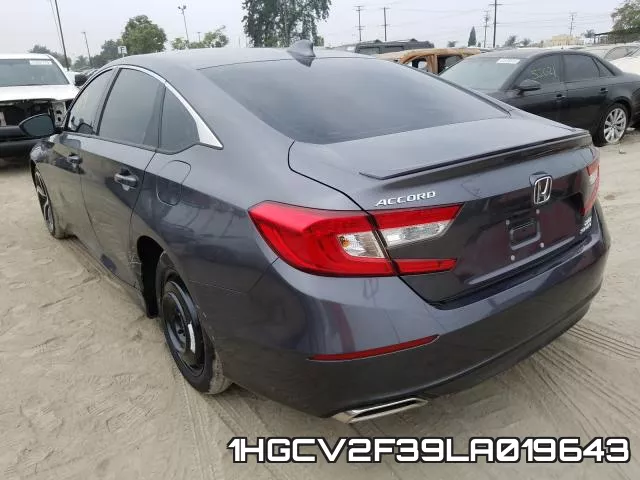 1HGCV2F39LA019643 фото 4