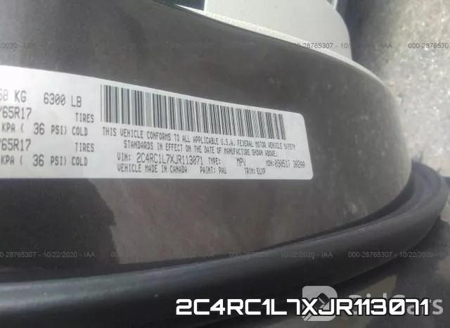 2C4RC1L7XJR113071 фото 10