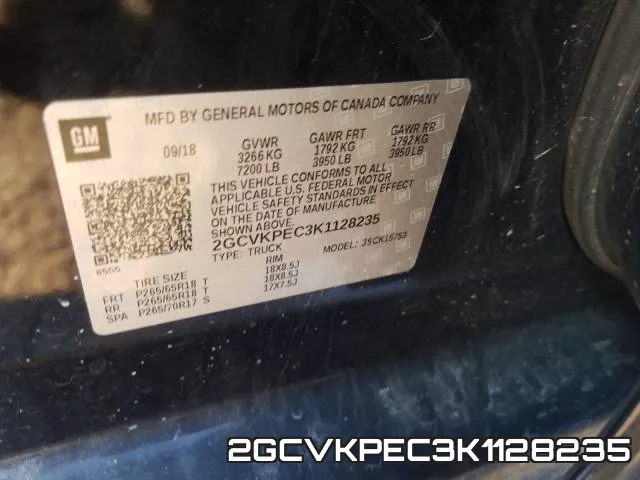 2GCVKPEC3K1128235 фото 2