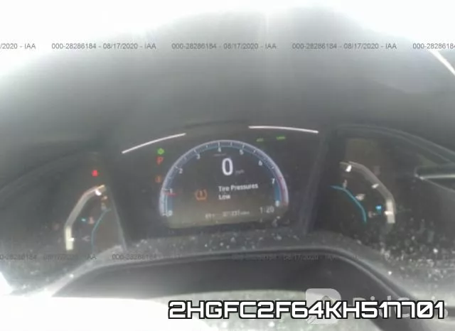 2HGFC2F64KH517701 фото 8