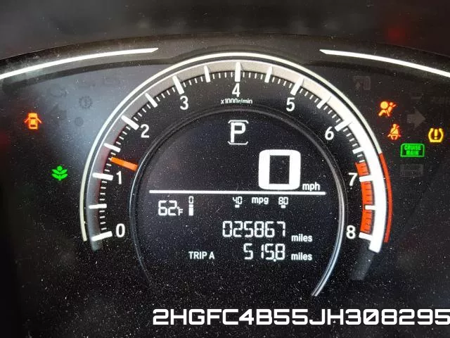 2HGFC4B55JH308295 фото 8