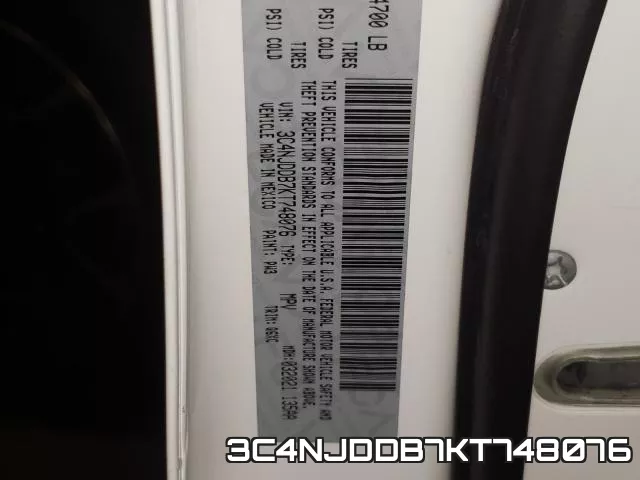 3C4NJDDB7KT748076 фото 2
