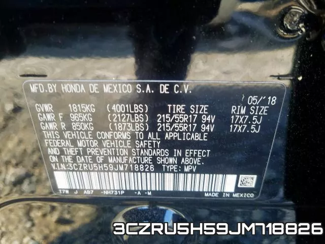 3CZRU5H59JM718826 фото 2
