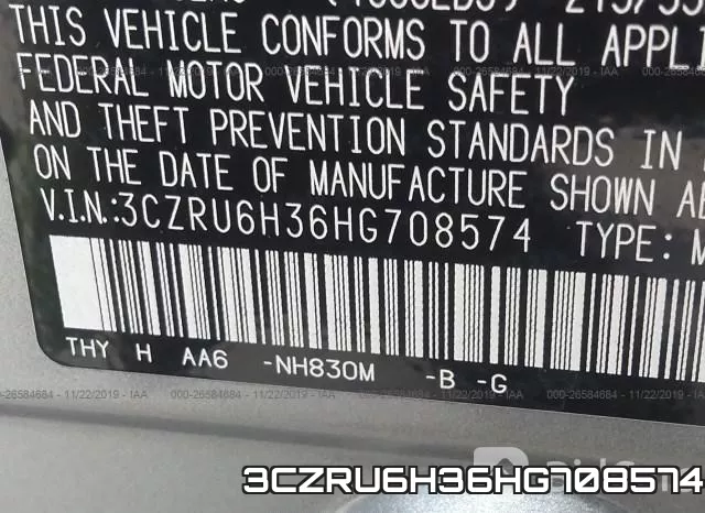 3CZRU6H36HG708574 фото 10