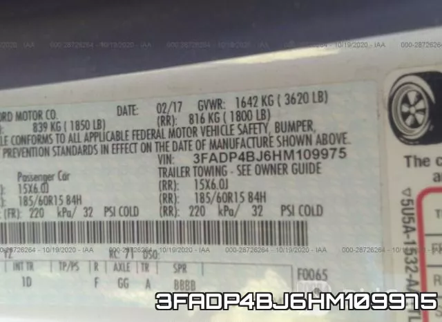 3FADP4BJ6HM109975 фото 10