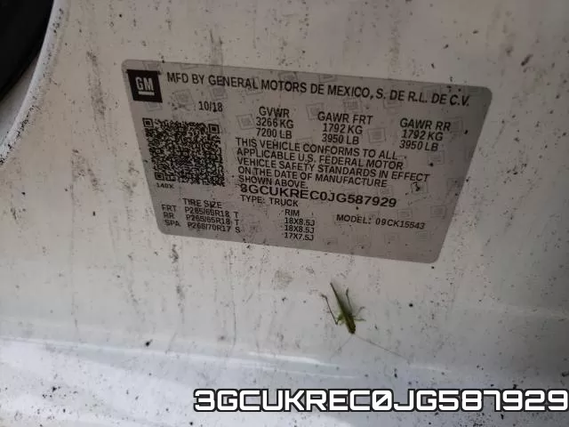 3GCUKREC0JG587929 фото 2