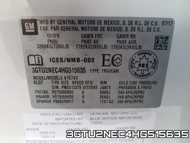 3GTU2NEC4HG515635 фото 2