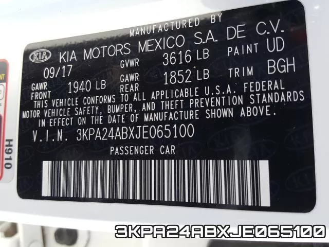 3KPA24ABXJE065100 фото 2